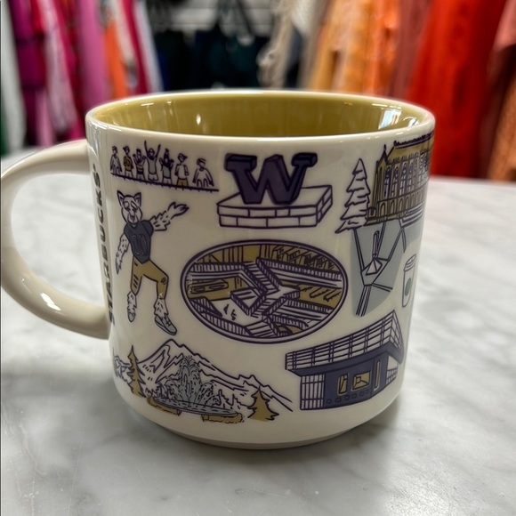 Starbucks University of Washington Huskies Been There Series College Series Mug - Picture 1 of 6
